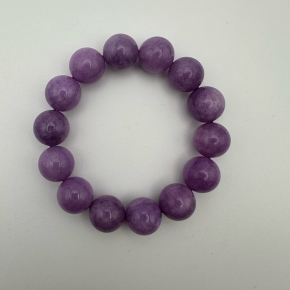Jewelry - 🧿🧿Lavender Jade Beaded Bracelet🧿🧿
